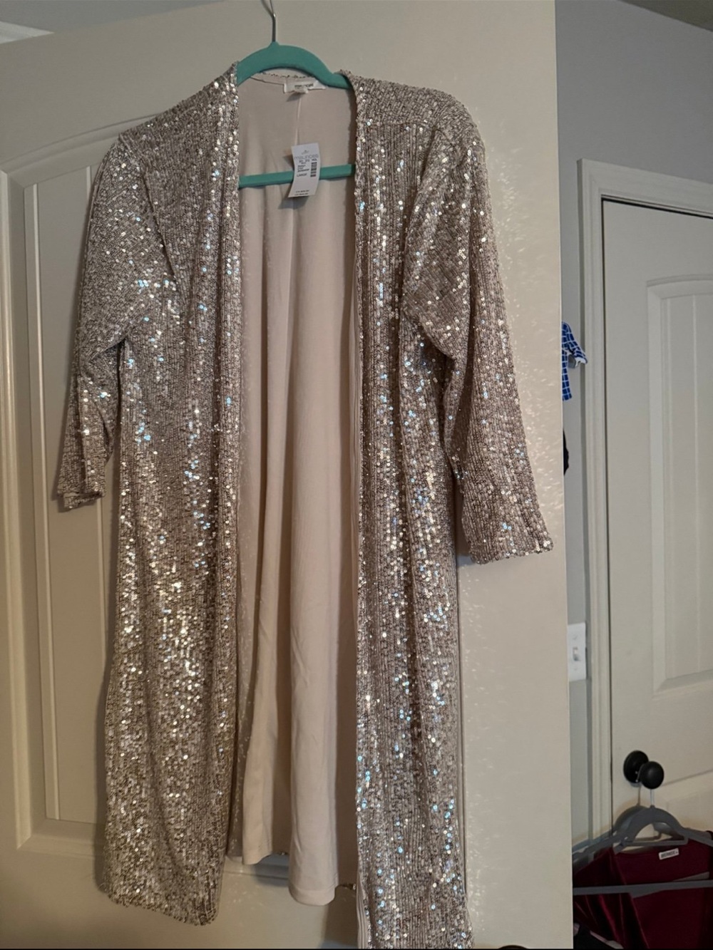 Sequin duster